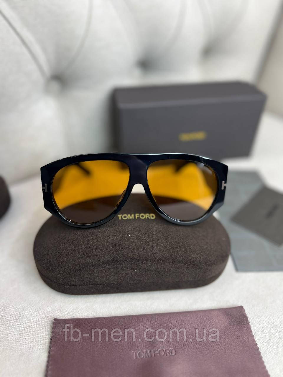 Сонцезахисні окуляри Tom Ford Bronson TF коричневі скла
