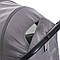Дитяча прогулянкова коляска EL CAMINO ME 1129 LINK Silver Striped чохол, дощовик колір сріблястий, фото 7