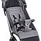 Дитяча прогулянкова коляска EL CAMINO ME 1129 LINK Silver Striped чохол, дощовик колір сріблястий, фото 9