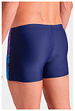 Плавки для Чоловікиовіків Arena FLOW SWIM SHORT синій Чоловіки 80, фото 2