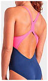 Купальник для Жінкиок Arena RIPPLES SWIMSUIT V BACK B синій Жінки 36, фото 5