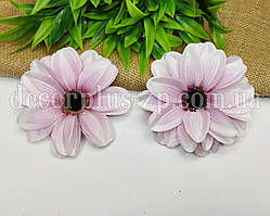 Квітка цинії 12см , блідо-бузковий