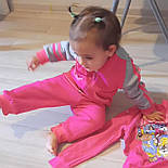 Костюм спортивний на дівчинку начіс 3-х нитка 04.15, фото 7