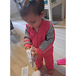 Костюм спортивний на дівчинку начіс 3-х нитка 04.15, фото 8