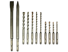 Якісний набір бурів і зубил Bosch SDS-plus-1 Mixed Set 11 предметів (2608578765), фото 6