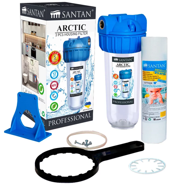 Фільтр для очищення води SANTAN Arctic 3PS, 1/2" для холодної води (з картриджем)