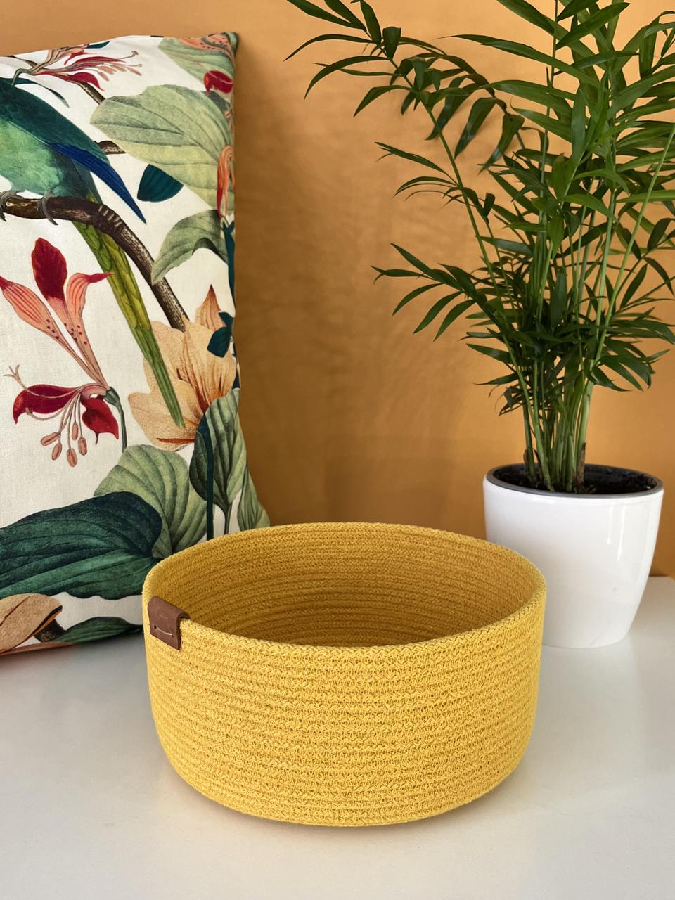 Універсальний плетений кошик органайзер 20х9см, фото 1