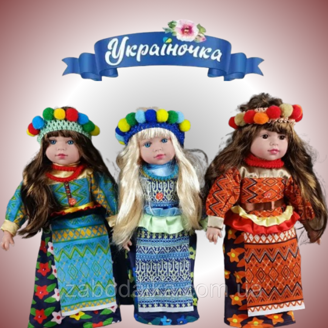 Лялька інтерактивна українка, м'яка музична пупс, що говорить, фото 1