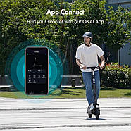 Електросамокат OKAI ES40-Black 10", 500(1000)W, 15.6Ah, 70km, 38km\h, 25%, NFC, App, 28kg, фото 8