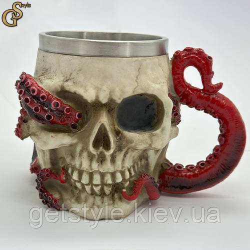 Кухоль з черепом Skull Octopus Cup 300 мл