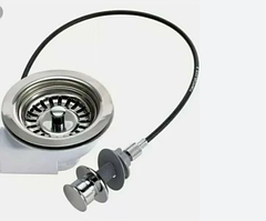 Сифон-автомат для мийки Cable Pop Up Basket Waste Chrome Strainer 44mm ASTRACAST