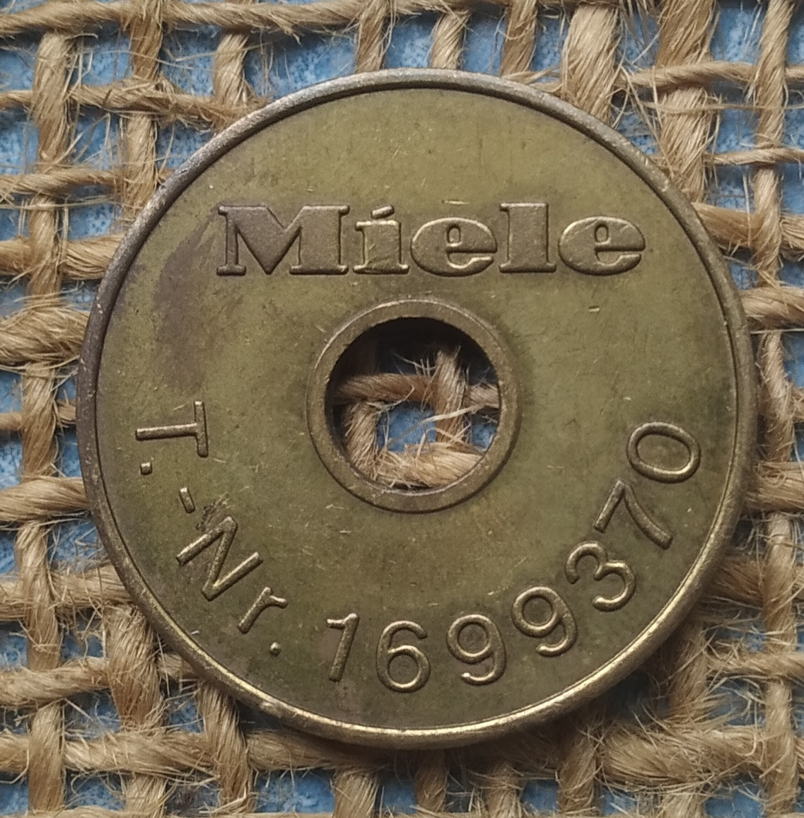 Жетон для пральнi Wertmarke - Miele . Нiмеччина