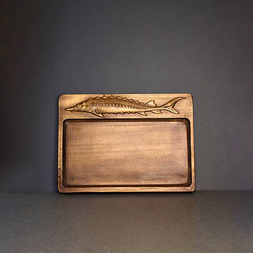 Піднос для подачі суші з Осетром Розмір 17 х 23 см. Код/Артикул А1017