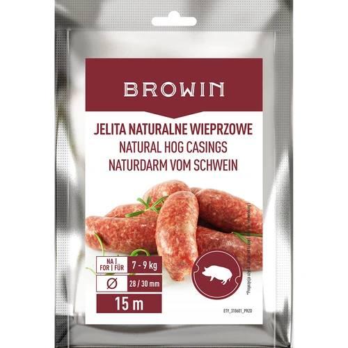 Натуральні свинячі оболонки Browin 28/30мм 15м