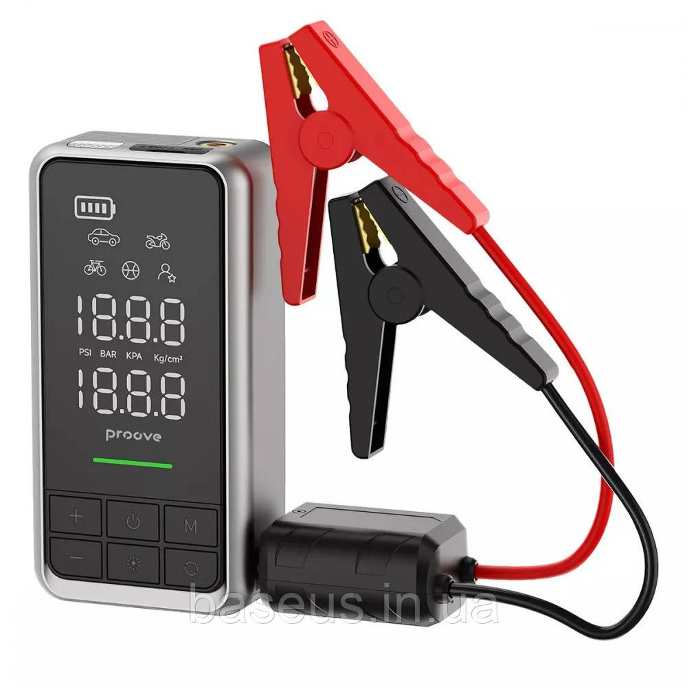 Пусковий Пристрій + Насос Proove Air Jump Starter 10400mAh 1000A