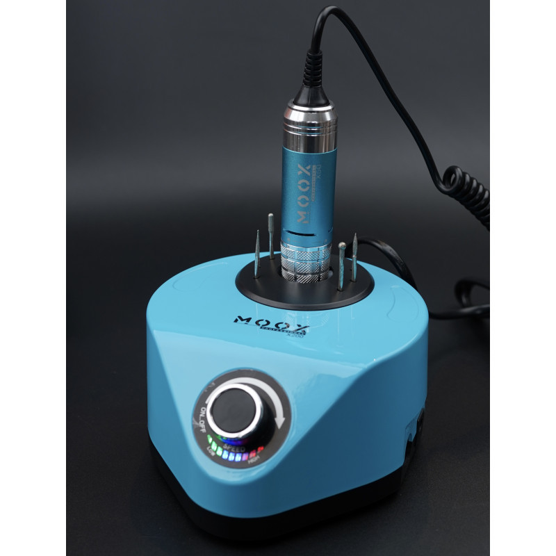 Фрезер для манікюру і педикюру MOOX X200 50 000 об / хв, 70W, Light Blue, фото 1