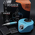 Фрезер для манікюру і педикюру MOOX X200 50 000 об / хв, 70W, Light Blue, фото 3