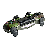 Бездротовий джойстик PS4 Double Shock 4 Bluetooth геймпад зелений камуфляж для приставки ПК і телефона, фото 3