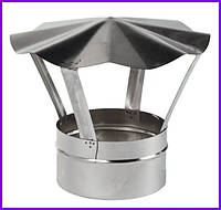 Грибок з нерж. сталі для одностінної труби Ø110 мм