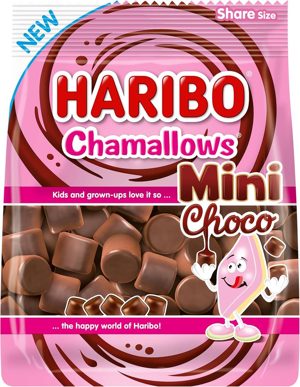 Маршмеллоу в шоколаде Haribo Chamallows Mini Choco 140г