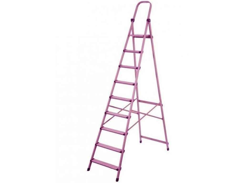 Стремянка металева 9 сход. (квадрат) ТМ ТЕХНОЛОГ, фото 1