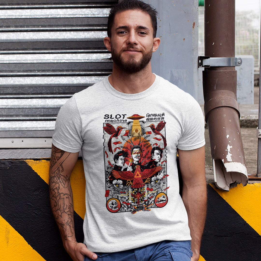 Футболка унісекс Slot Machine XS білий, фото 1