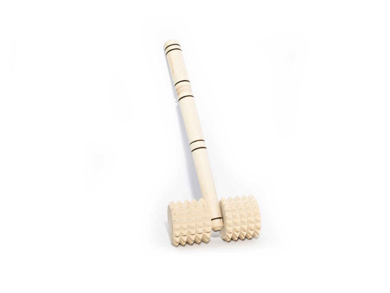 Масажер дерев'яний для спини з ручкою