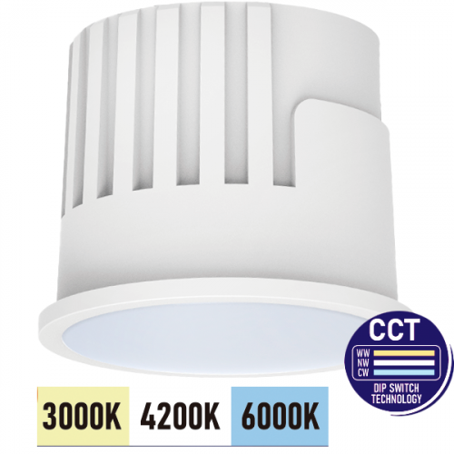 Світлодіодна лампа LED LUMINARIA MODULE MR16 9W CCT 3000K/4200K/6000K 120° 870Лм 50х42мм
