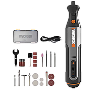 Акумуляторний гравер Worx WX106 з насадками (Бездротовий міні дриль)