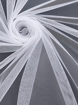 Тюль сітка біла грек з обважнювачем, висота 3,2 м, Туреччина