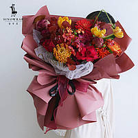 Флористична калька в листах, 58×58 см, 65 мкм, 20 шт, фото 4