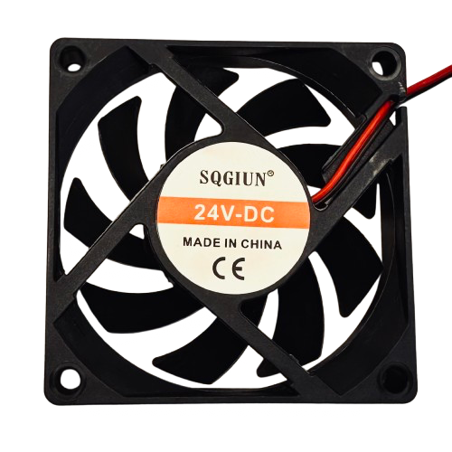 Вентилятор кулер 7015 24В 2600об./хв.2.9Вт 70x70x15 мм 2 дроти