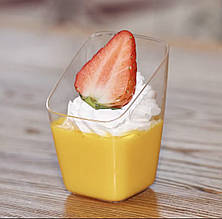 Стаканчик для десертів "Призма" 70 мл (25 шт.)