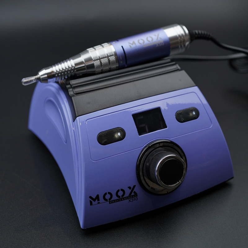 Фрезер для манікюру і педикюру MOOX X310 50 000 об/хв, 70W, Purple, фото 1