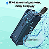 Гучна портативна колонка з об'ємним 3D звуком потужна Bluetooth колонка блютуз з USB SD і FM радіо синя Hoco, фото 4