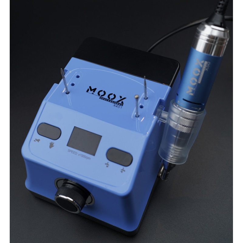 Фрезер для манікюру і педикюру MOOX X401 50 000 об/хв? 70W, Sky blue, фото 1