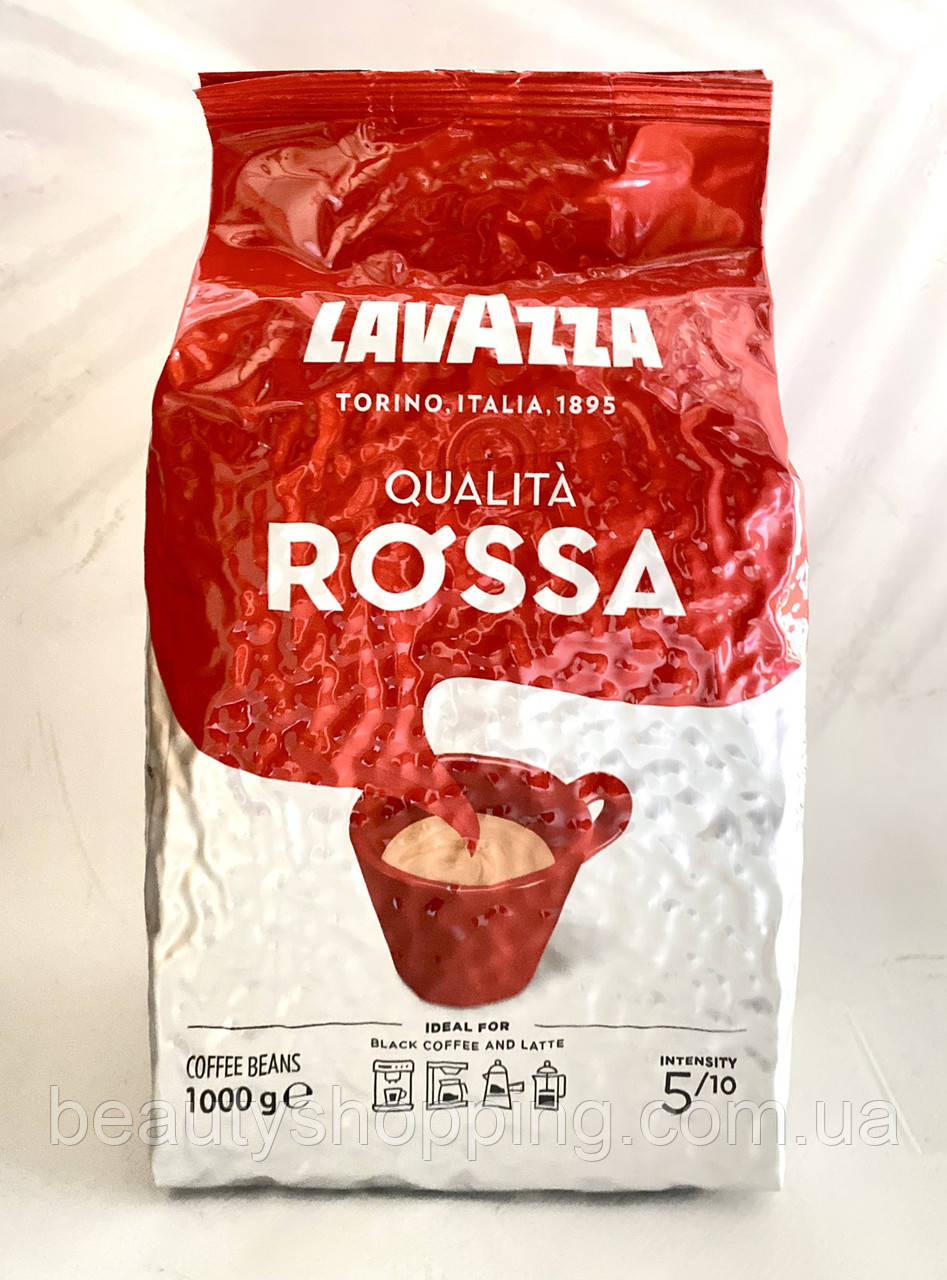 Кава в зернах Лавацца Росса Lavazza Qualita Rossa 1 кг Італія