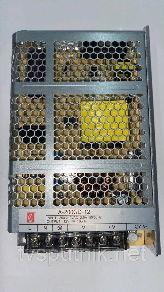 Імпульсний блок живлення A-200GD-12 (12В/16,7А)