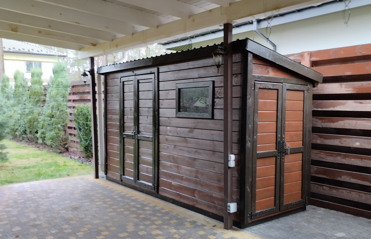 🚪 Госпблок на ДВА ВХОДИ 8м2 (2*4) | Полиці, водостік, фото 1