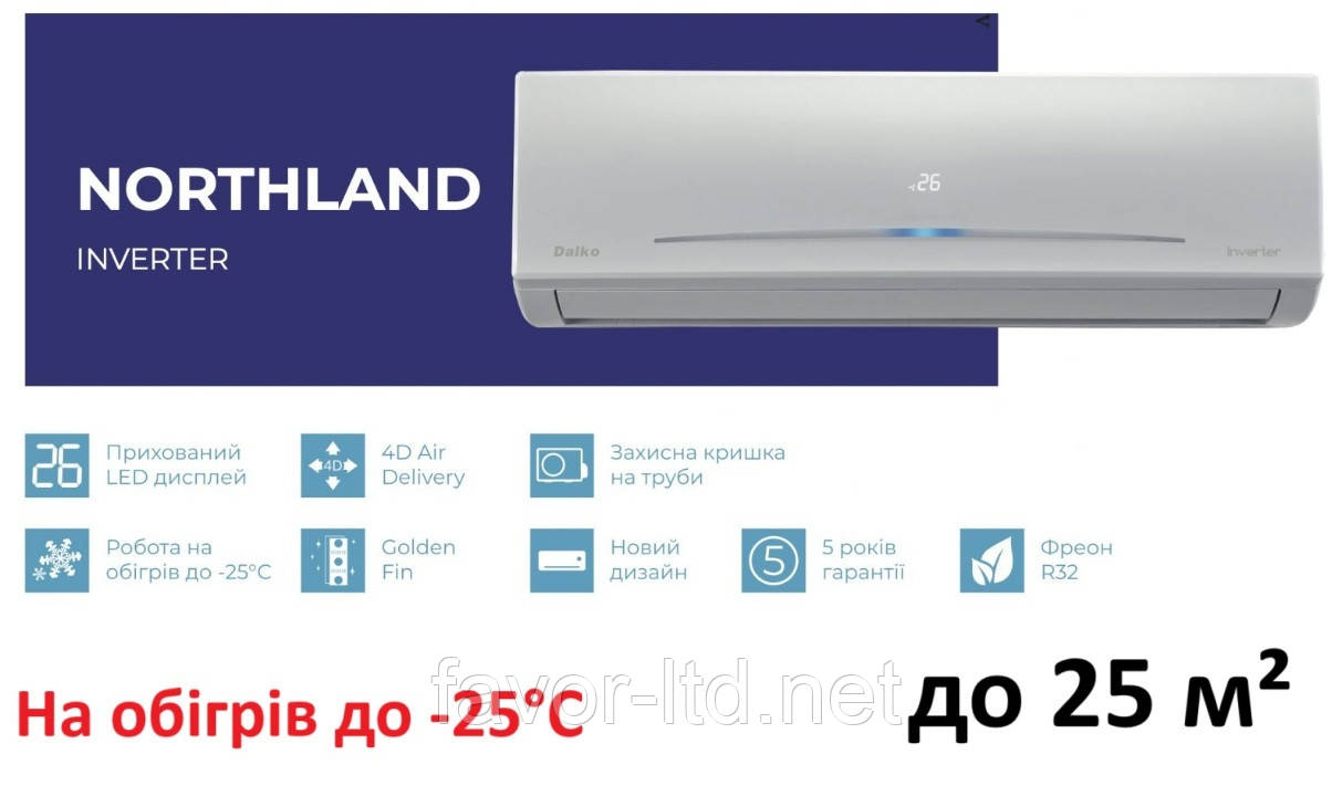 ASP-H09WINX/AS-H09WINX  / DAIKO NORTHLAND INVERTER 	R32 -25C