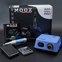Фрезер для манікюру та педикюру MOOX X503 45 000 об/хв, 70 W, Sky blue