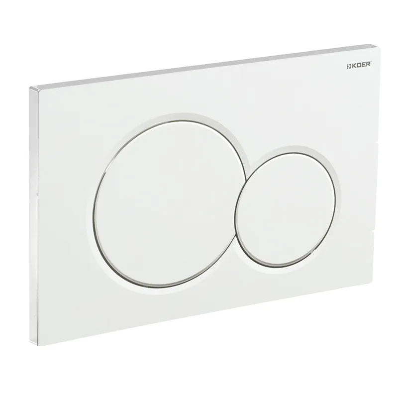 Панель змиву KOER KT-0601-03 пластикова, кнопка кругла (KR5175), фото 1