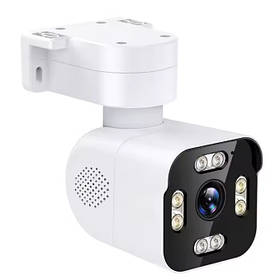 IP камера відеонагляду RIAS A6s (icam365 APP) Wi-Fi 3MP вулична з віддаленим доступом White (3_06316)