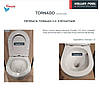 Комплект унітаз з кришкою Koller Pool Round Smart Rimless Tornado 3.0 + інсталяція Grohe Rapid SL 4в1 (3884000G/38732, фото 7