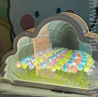 Нічник-світильник "Бесконні тюльпани" у хмарі, набір для творчості