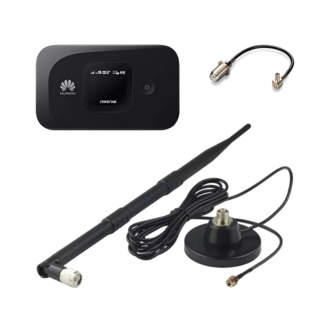 3G/4G автомобільний комплект роутер Huawei E5577s-321 (АКБ 3000 mAh) + авто антена 10 Дб, фото 1