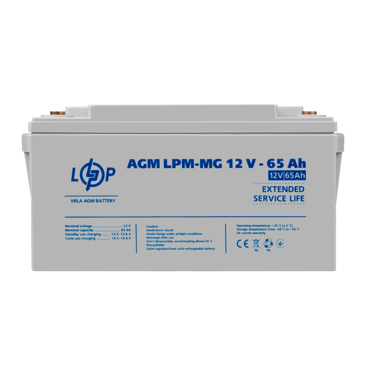 Акумулятор мультигелевий LPM-MG 12V - 65 Ah, фото 1