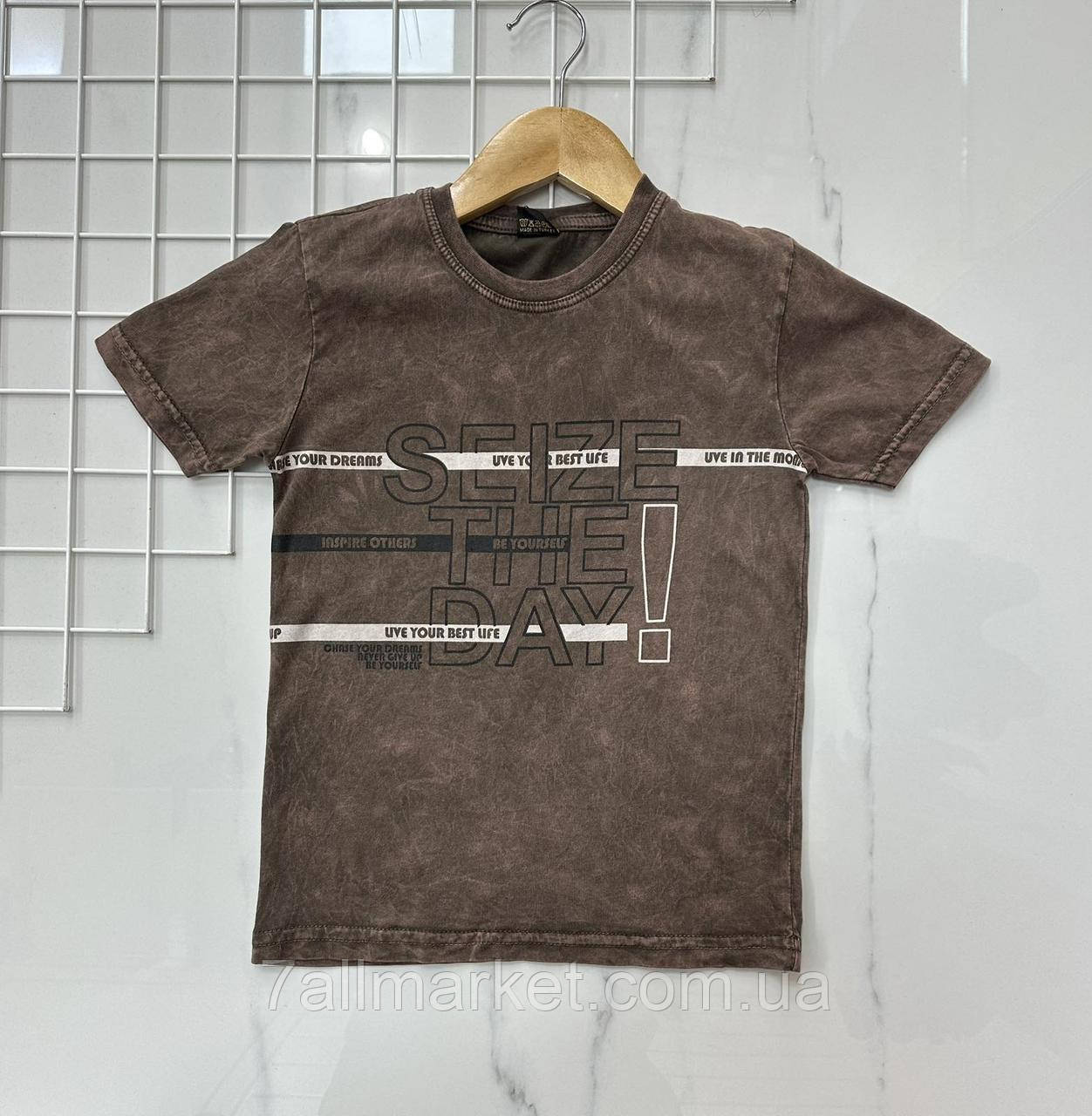 Футболка дитяча стильна варенка на хлопчика 5-8 років (5 кв) "PONI KIDS" купити гуртом в Одесі на 7 км, фото 1