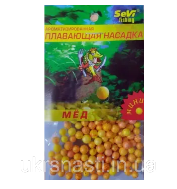 Пінопласт для риболовлі — Ароматизована насадка Sevi міні Мед, фото 1