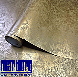 Шпалери вінілові 10,05 × 1,06 м Marburg 80183, золотисті для спальні, вітальні, кухні, коридору, ванної кімнати, фото 2